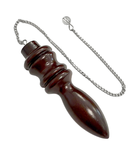 Péndulo cónico de palisandro de 7 cm