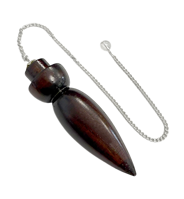 Péndulo cónico de palisandro de 6 cm