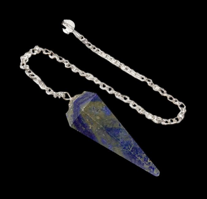 Péndulo cónico Lapis Lazuli de 6 caras