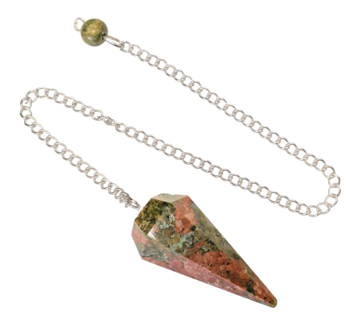 Péndulo cónico Unakita de 6 caras