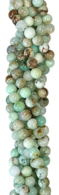 Perlas de Crisoprasa A de 8mm en hilo de 40cm