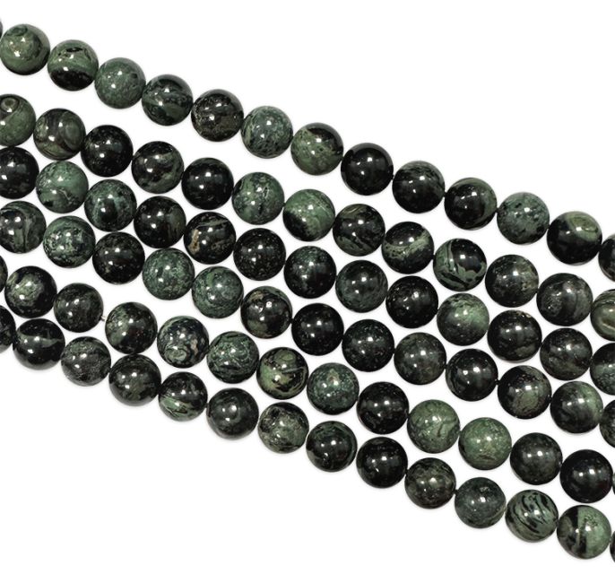 Perlas de Jaspe Kambaba A de 8mm en hilo de 40cm