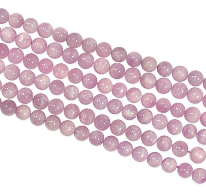 Perlas de Kunzite A de 7-8mm en hilo de 40cm