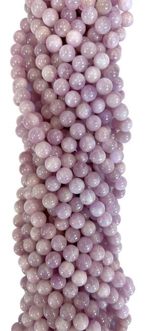 Perlas de Kunzite AA de 8mm en hilo de 40cm