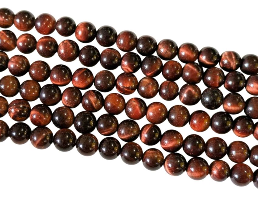 Perlas de ojo de buey AA de 6mm en hilo de 40cm