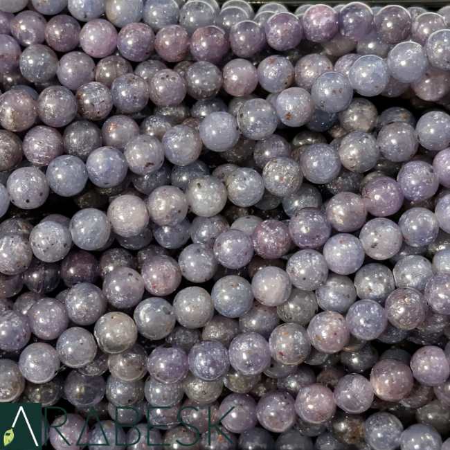 incienso en Perlas redondas AA de zafiro azul de 5-6 mm en hilo de 40 cm|es