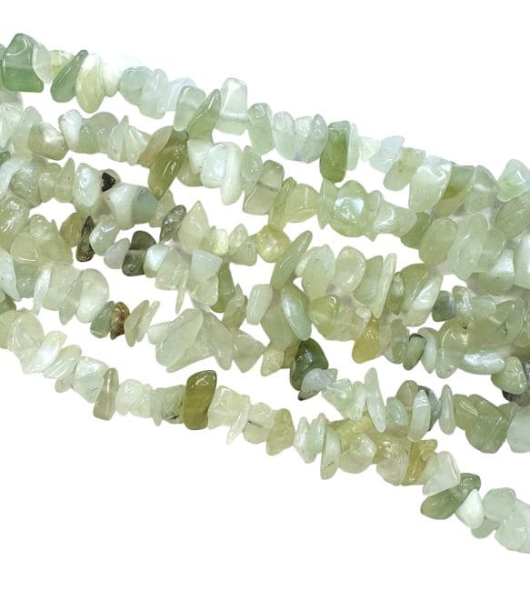 incienso en Chips de jade chino A de 5-8mm en un hilo de 80cm