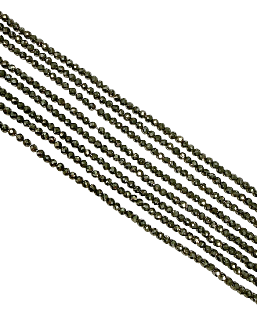 Hilo de Perlas Facetadas de Amazonita AA 3mm