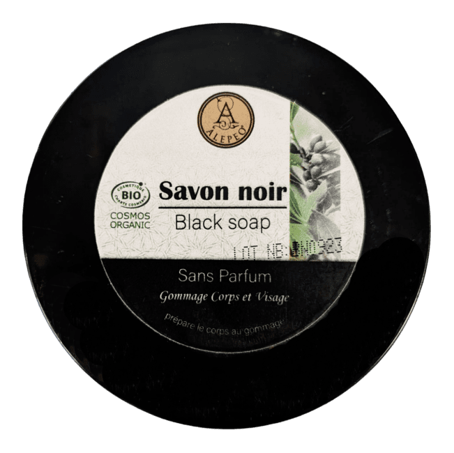 incienso en Jabón negro alepeo hammam y exfoliante 250g