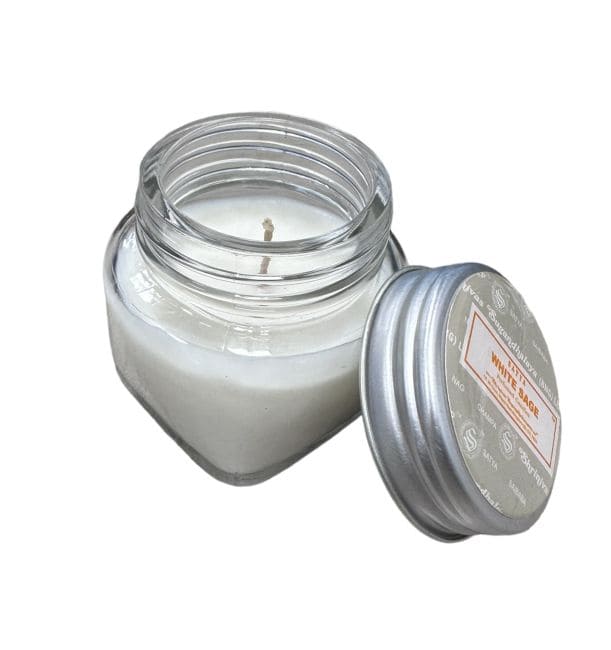 Velas de Salvia Blanca Satya 30grs en vaso