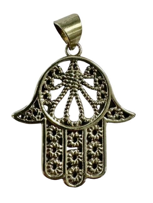 Colgante Mano de Fátima Bronce (Khamsa)