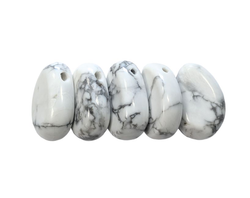 incienso en Colgante Howlita Perforada Laminada A 20-30mm X 5|es