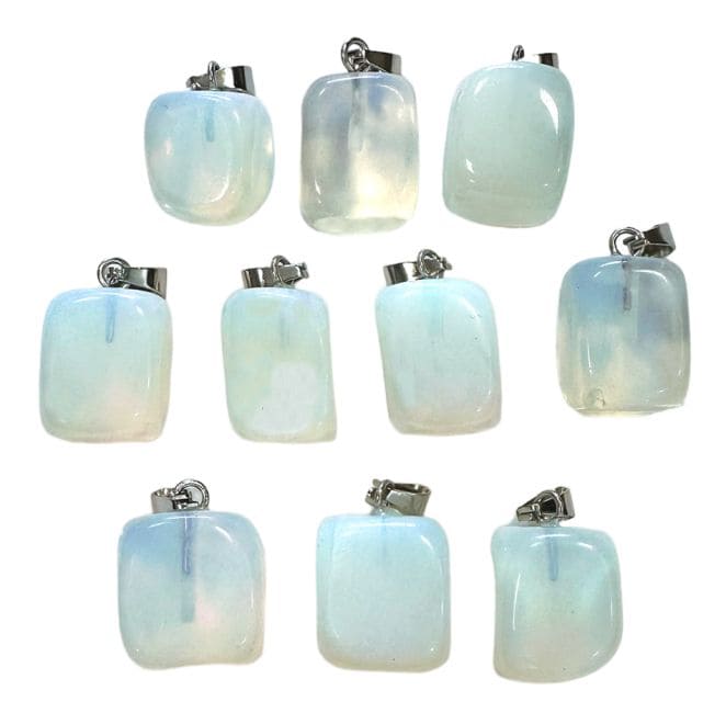 Colgante Piedra Tumbled Opalite A x10