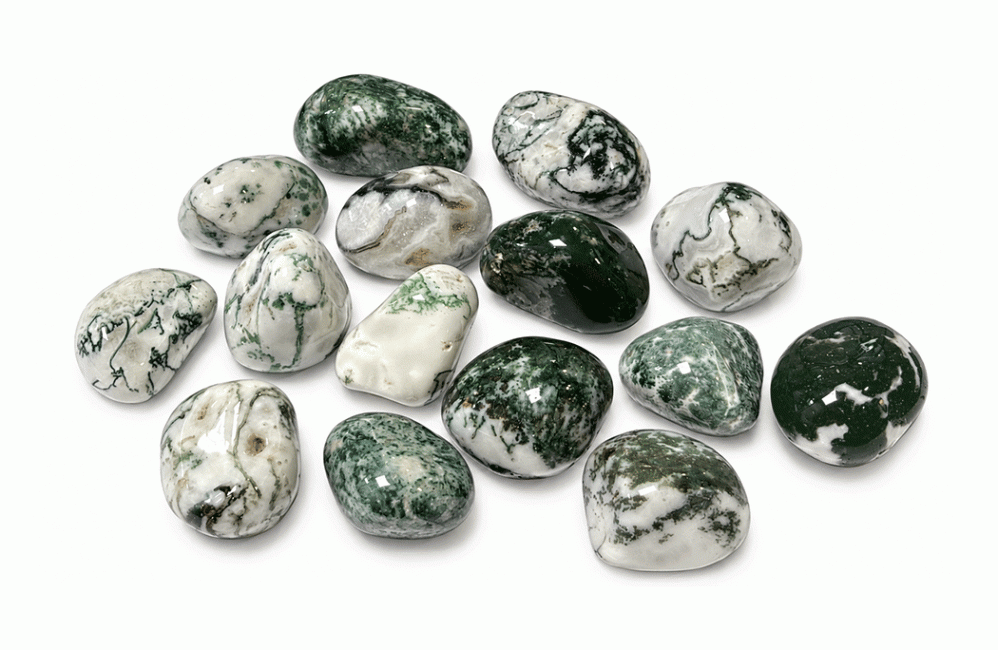 incienso en Ágata Árbol AA Piedras Rodadas 2-3cm 250g