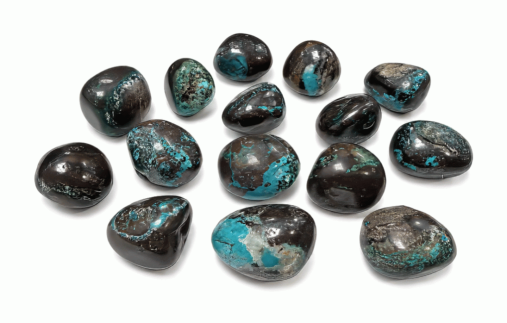 incienso en Crisocola del Congo AA Piedras Rodadas 2-3cm 250g
