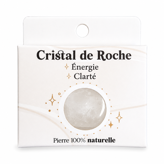 Cuarzo Cristal A Piedra Rodada en Caja 2-3 cm