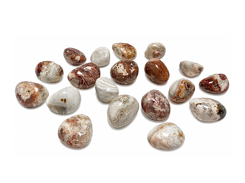 incienso en Ágata Crazy Lace A Piedras Rodadas 2-3cm 250g