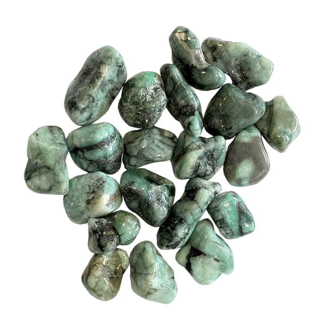 incienso en Esmeralda A Piedras Rodadas 2-3cm 250g