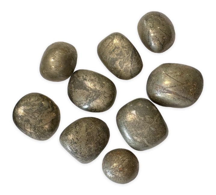 Pyrite rodados AB 250g