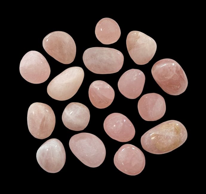 Piedras rodadas Cuarzo Rosa AB 2-3cm 250g