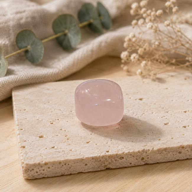 incienso en Cuarzo Rosa A Piedra Rodada en Caja 2-3 cm|es