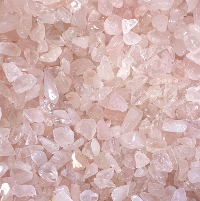 Cuarzo Rosa A Piedra Natural Chips 8-5-8mm 500g