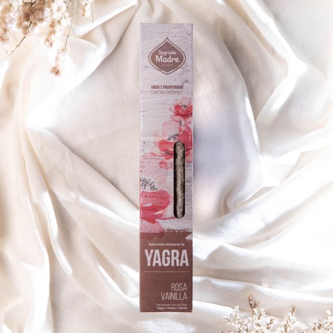incienso en Sagrada Madre - Yagra Rosa Vainilla|es