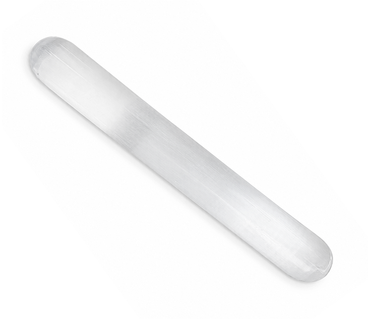 Bastón de Masaje de Selenita 15cm 120g