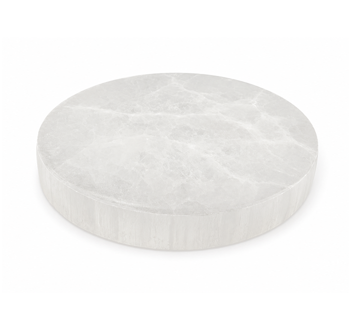 Placa Circular de Selenita 8cm