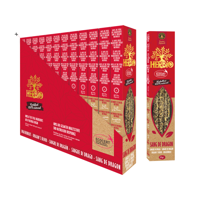 incienso en Incienso Sangre de Dragón Smudge Ecocert Herbio 20g|es