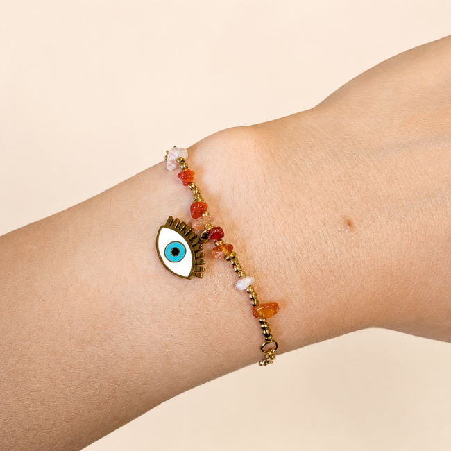 incienso en Pulsera de Protección de Cornalina A – Mal de Ojo