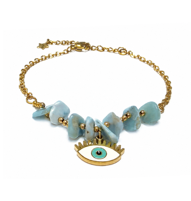 incienso en Pulsera de protección Larimar AA – Mal de ojo|es