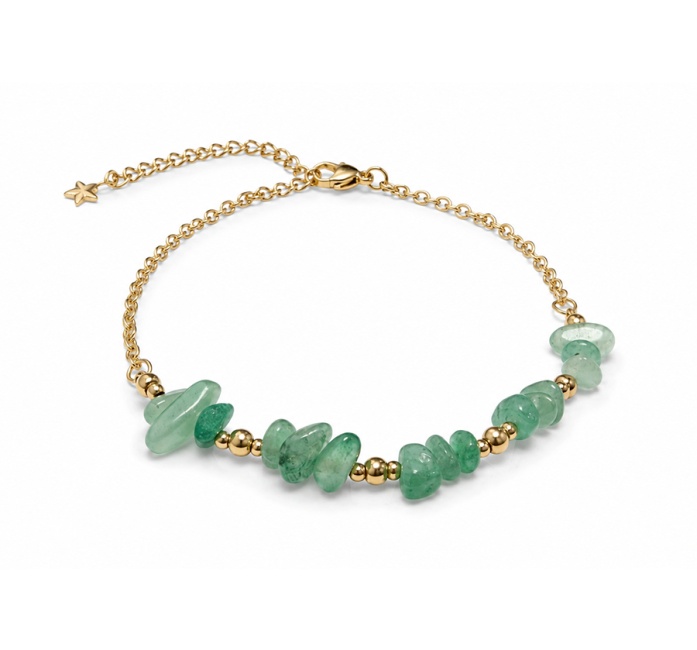incienso en Pulsera Energía de Aventurina Verde A – Fragmentos de Piedra|es