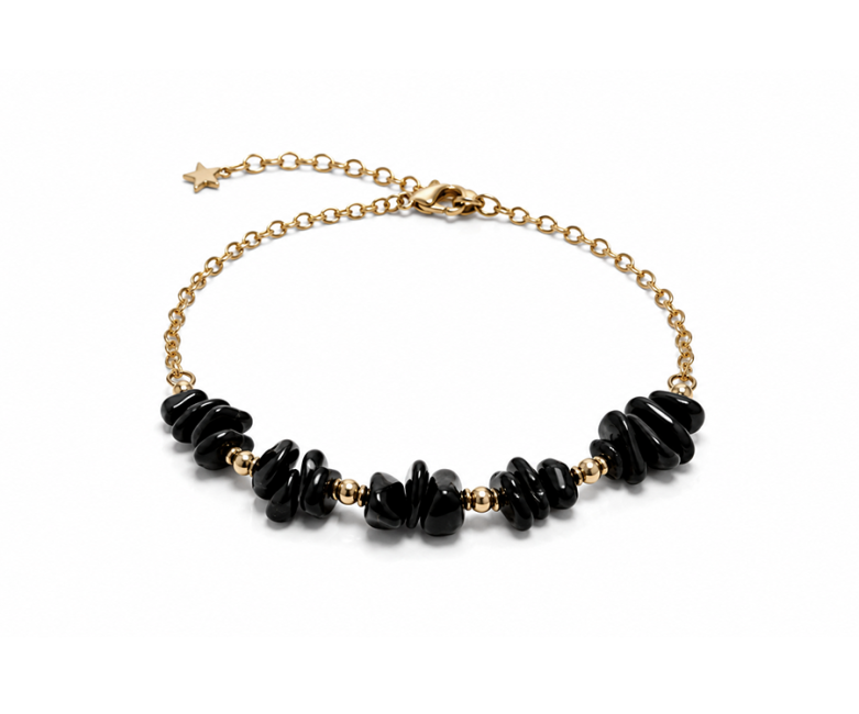 incienso en Pulsera Energía de Turmalina Negra A – Fragmentos de Piedra|es