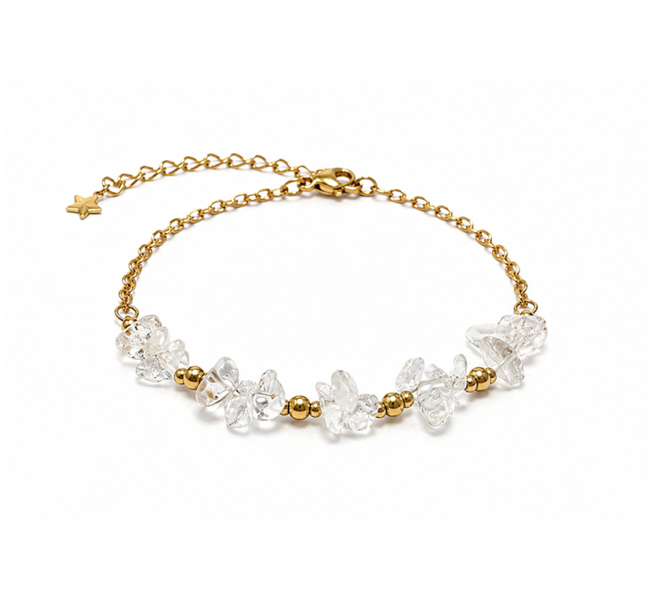 incienso en Pulsera Energía de Cristal de Roca AA – Fragmentos de Piedra|es