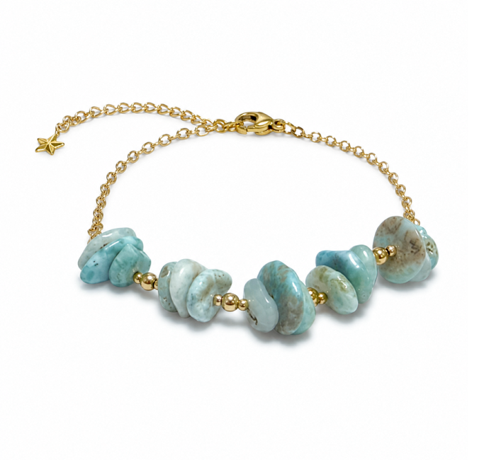 incienso en Pulsera Energía de Larimar A – Fragmentos de Piedra|es