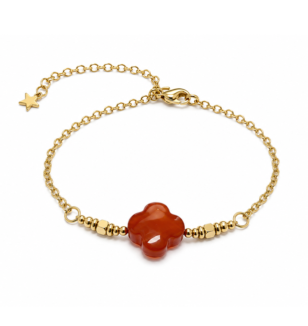 incienso en Pulsera de la Suerte de Cornalina A – Trébol|es