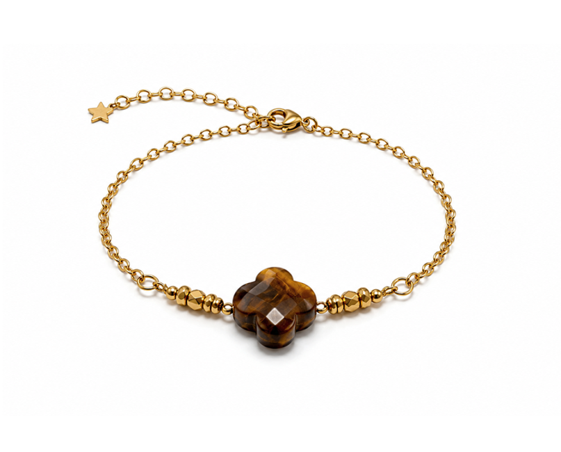 incienso en Pulsera de la suerte ojo de tigre A – Trébol|es