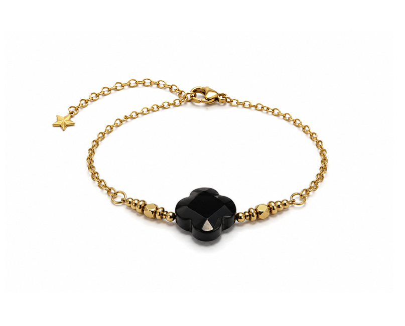 incienso en Pulsera de la Suerte de Ónix A – Trébol|es