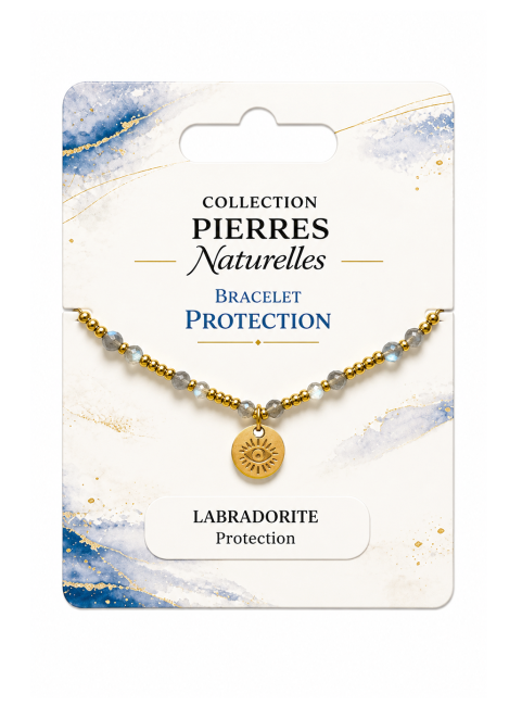 incienso en Pulsera protectora de labradorita – Protección ocular