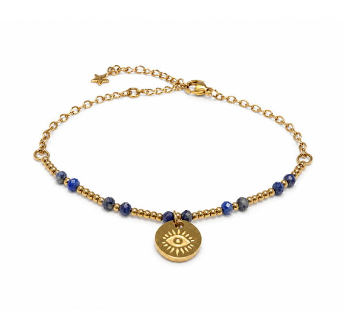 incienso en Pulsera de Protección de Lapislázuli A – Ojo Protector|es