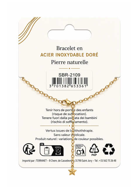 incienso en Pulsera protectora de espinela negra – Protector ocular|es