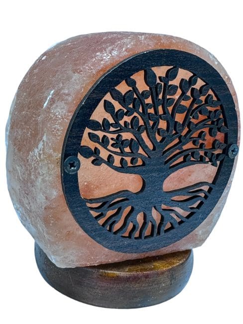 Lampara de sal del himalaya usb arbol de la vida 11cm