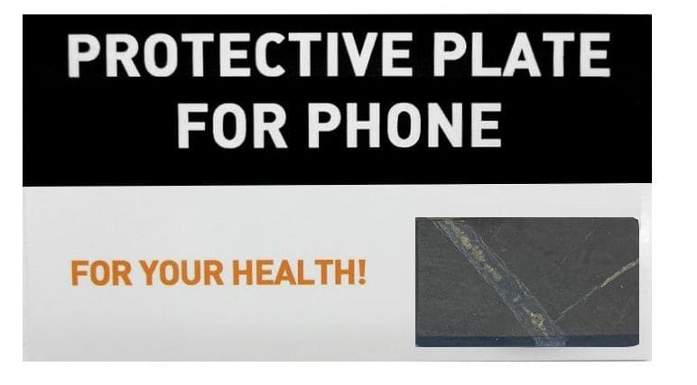 incienso en Placa rectangular adhesiva Shungite