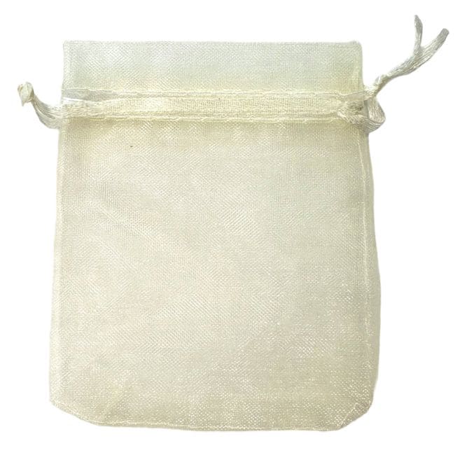 Bolsas Organza 7x9cm Beige (Pack de 100 piezas)