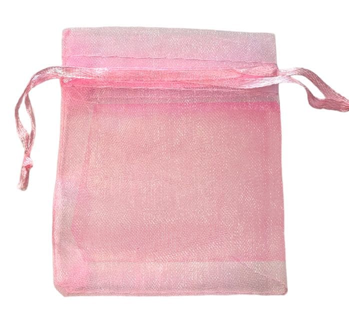 Bolsas Organza 7x9cm Rosa (Pack de 100 piezas)