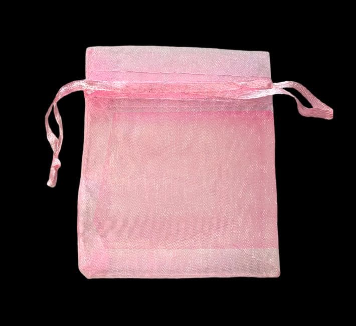 Bolsas Organza 7x9cm Rosa (Pack de 100 piezas)