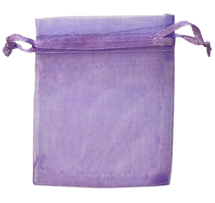 Bolsas Organza 7x9cm Morado Claro (Pack de 100 piezas)