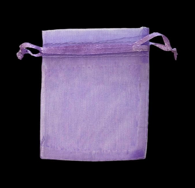 Bolsas Organza 7x9cm Morado Claro (Pack de 100 piezas)