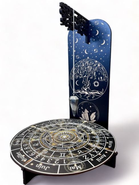 Tablero de adivinación estrella divina de madera 28cm